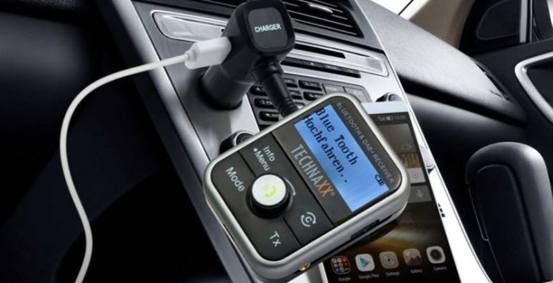 Bluetooth адаптер BT-X6 AUX для авто, Black
